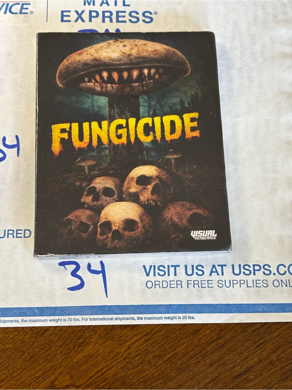 FUNGICIDE Blu-ray Cult Horror SOV Dave Wascavage with Slipcover Visual Vengeance